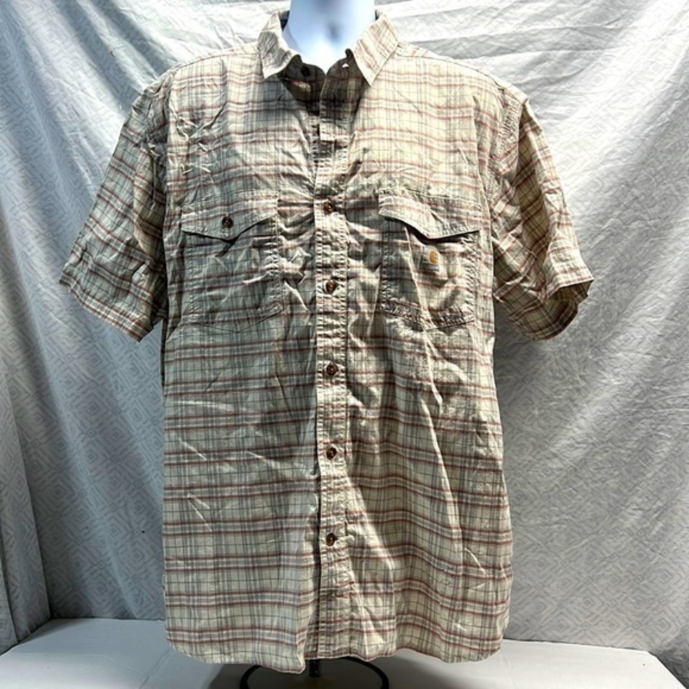 Carhartt button down short sleeve shirt size xxl